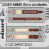 Eduard 33380 SET A6M5 Zero seatbelts STEEL (TAM) 1/32