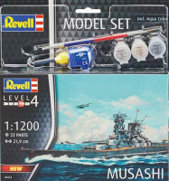 Revell 66822 Набор Линкор Musashi (REVELL) 1/1200