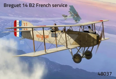 Fly model 48037 Breguet 14 B2 'French service' (2x camo) 1/48