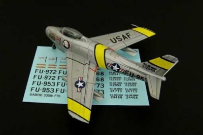 Brengun BRL144084 F-86F SABRE 335th FIS decal 1/144