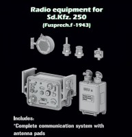 Sbs Model 3D022 Sd.Kfz. 250 - Radio equipment (Fusprech.1943) 1/35
