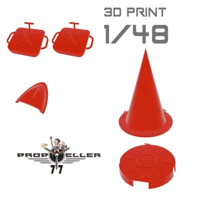 77 Propeller 77PRP702 MiG-21 F. O.D. Cover Set 1/48