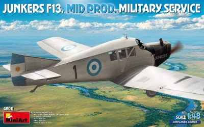 Miniart 48011 Junkers F13 Mid Prod. Military Service 1/48