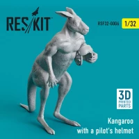 Reskit F32006 Kangaroo with a pilot's helmet 1/32