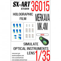 Sx Art 36015 MERKAVA MK.4M (MENG) Имитация смотровых приборов 1/35