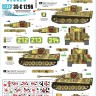 Star Decals 35-C1296 SS-Tigers in France # 5. Odd coloured turret numbers. s.SS-Pz.Abt. 101 in Spring and Summer 1944 1/35