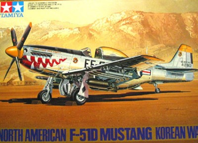 Tamiya 61044 N.A. F-51D Mustang Korean War 1/48