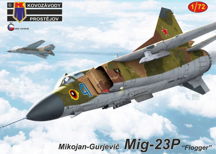 Kovozavody Prostejov 72286 MiG-23P 'Flogger' (3x camo) 1/72