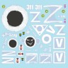 Star Decals 35-C1410 War in Ukraine # 18. Russian TOS-1A rocket artillery in 2022-23 1/35