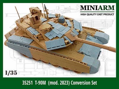 Miniarm 35251 Т-90М ( обр. 2023 г) Конверсионный набор + Корректирующий набор 1/35