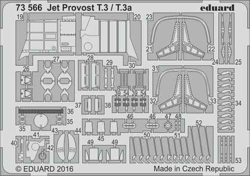 Eduard 73566 Jet Provost T.3 / T.3a 1:72