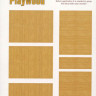 Peewit D74004 1/72 Decal Plywood - birch (dark)