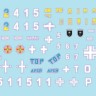 Star Decals 72-A1165 War in Ukraine # 22. Ukrainian T-72B1 and T-72B3 obr 2016 in 2022-24 1/72