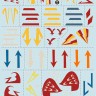 Print Scale C72446 Ki-43 Unit Insignia Tail marks (wet decal) 1/72