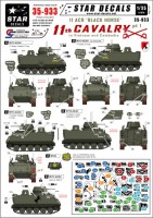 Star Decals STAR35933 11th Cavalry in Vietnam/Cambodia #1 APC M113 ACAV 1/35