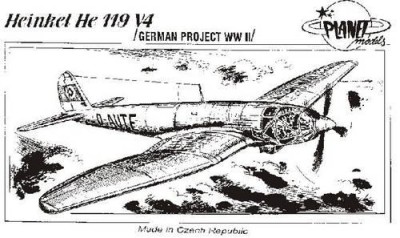 Planet Models PLT034 Heinkel He119 V4 1/72