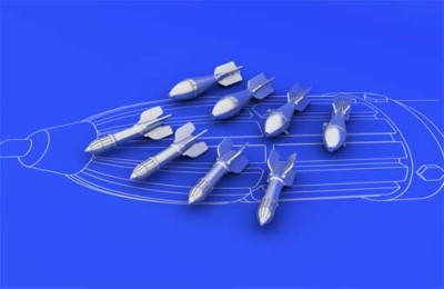 Eduard 648073 1/48 Набор дополнений IL-2 Shturmovik weapon set (FAB 50, RS 132) (распродажа)
