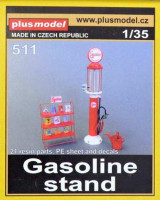 Plus model 511 1/35 Gasoline stand (resin set, PE & decals)
