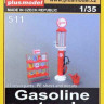 Plus model 511 1/35 Gasoline stand (resin set, PE & decals)