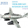 Quinta studio QD48185 Me 262B-1a/U1 (Dragon) 3D Декаль интерьера кабины 1/48