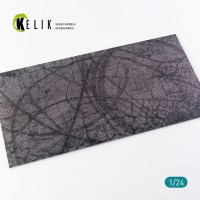 Reskit RS24009 Cracked asphalt Base Acryl.3 mm (180x357) 1/24
