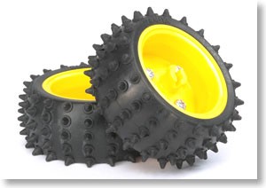 Tamiya 70194 Vince Motor Bike Tyre Set (65mm Diameter)