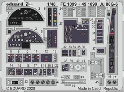 Eduard FE1099 1/48 Ju 88G-6 (DRAG)