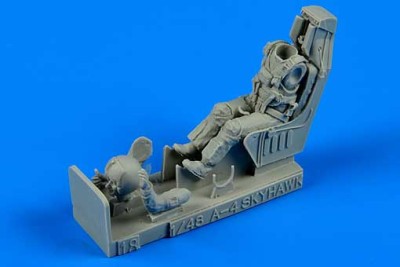 Aerobonus 480078 US Navy fighter pilot with ej.seat for A-4A/B/C/E/F/M Skyhawk 1/48