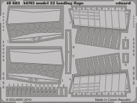 Eduard 48683 A6M3 model 32 landing flaps
