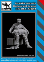 Black Dog F32084 Escadr.Lafayete Mechanic w/ lion cub (1 fig.) 1/32