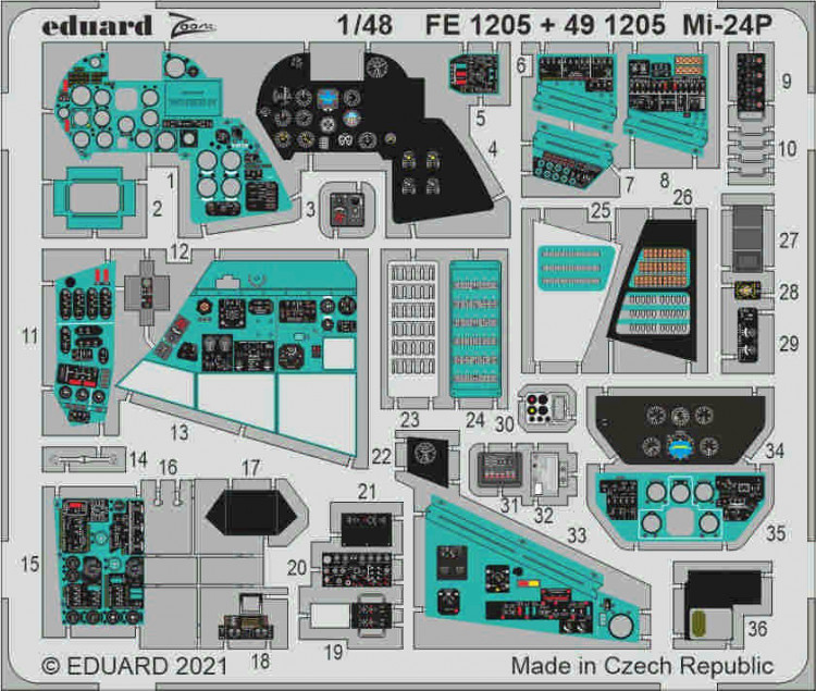 Eduard FE1205 Mi-24P (ZVE) 1/48