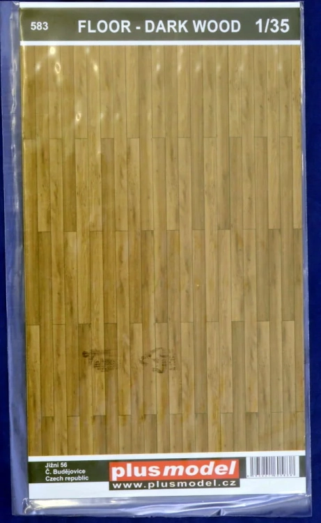 Plusmodel M-583 Floor - dark wood 1/35