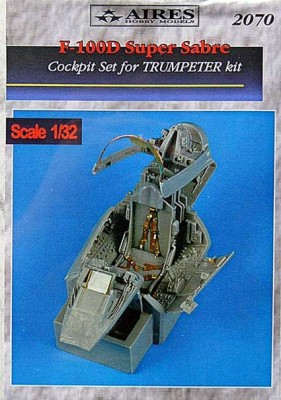Aires 2070 F-100D Super Sabre cockpit set 1/32