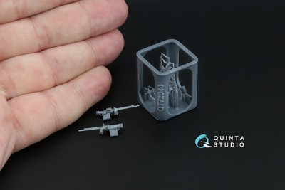 Quinta studio QT72044 Авиационный пулемет УБТ (СССР, ВОВ), 2 шт (для всех моделей) 1/72