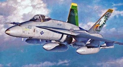 Hasegawa 00438 Самолет F/A-18C HORNET (HASEGAWA) 1/72