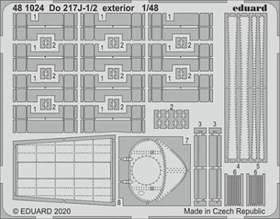 Eduard 481024 SET Do 217J-1/2 exterior (ICM)