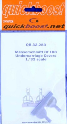 QuickBoost QB32253 Bf 108 undercarriage covers (EDU) 1/32