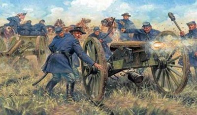 Italeri 06038 Солдаты Union Artillery American Civil War 1/72