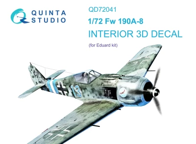 Quinta studio QD72041 Fw 190A-8 (Eduard) 1/72