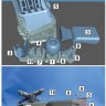 Metallic Details MDR48182 Boeing/Hughes AH-64 E Apache engines (designed to be used with Hasegawa kits) 1/48