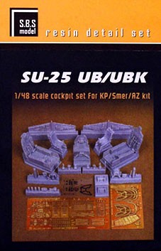 Sbs Model 48056 Su-25 UB/UBK - cockpit set (KP/SMER/AZ) 1/48