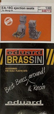 Eduard 648773 BRASSIN EA-18G ejection seats (MENG) 1/48