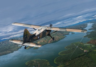 Miniwing Plastic MINI360 de Havilland Canada L-20A Beaver / in Vietnam War 1 kit boxed, 2 decal versions 1/144