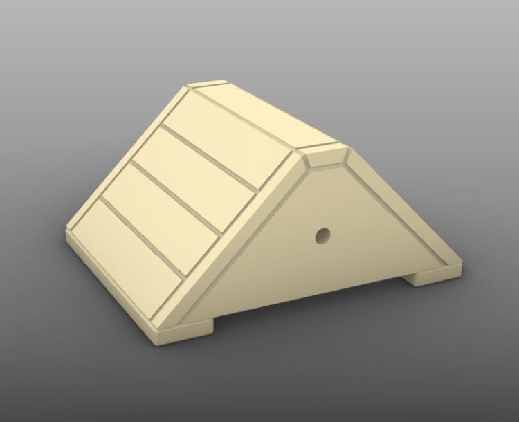 Aims AIMS24P003 RAF/FAA/Fleet Air Arm (shore based) WWII / post war wheel chocks - set of two [Supermarine Spitfire Mk.VIII/Mk.IX] 1/24