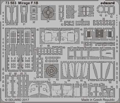 Eduard 73583 Mirage F.1B 1/72