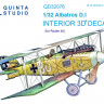 Quinta studio QD32076 Albatros D.I (для модели Roden) 1/32