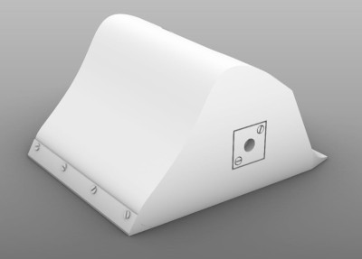 Aims AIMS32P063 FAA/Fleet Air Arm 1960's - 80's wheel chock set of 4. (Just add metal handle from wire!) 1/32