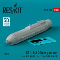 Reskit 48138 GPU-5/A 30mm gun pod 1/48