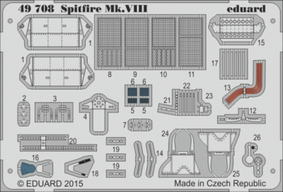 Eduard 49708 Spitfire Mk.VIII 1/48