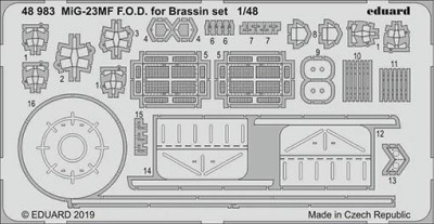 Eduard 48983 SET MiG-23MF F.O.D. for Brassin set (EDU)